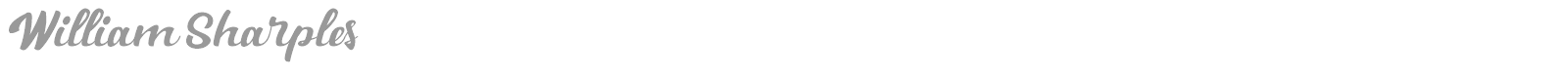 William Sharples font preview